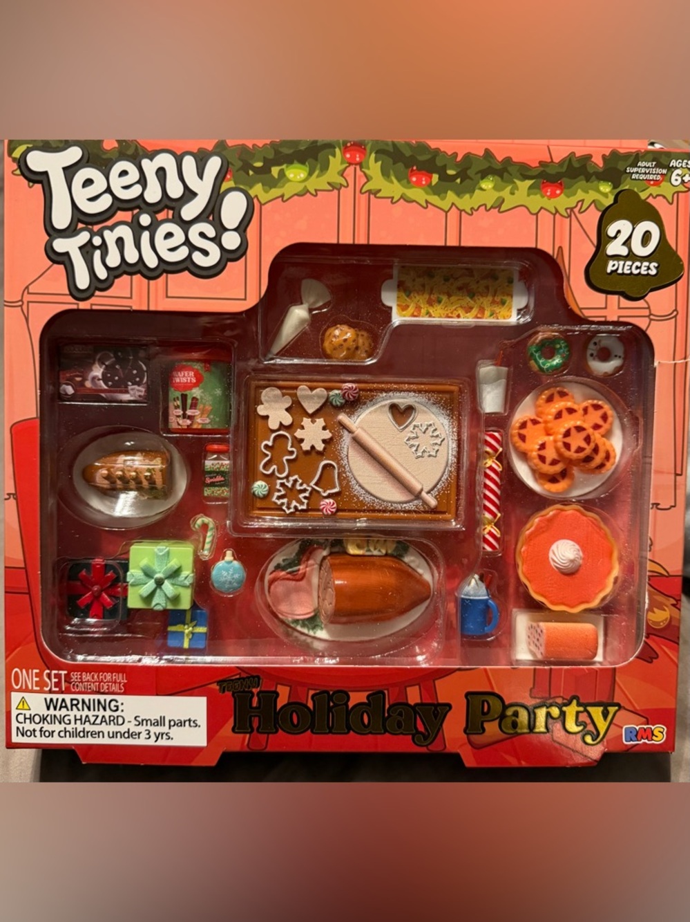 💥 Teeny Tinies- Holiday Party Miniature Baking Playset - New in Box 💥